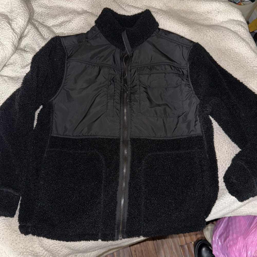 Reef Charcoal Fleece Jacket